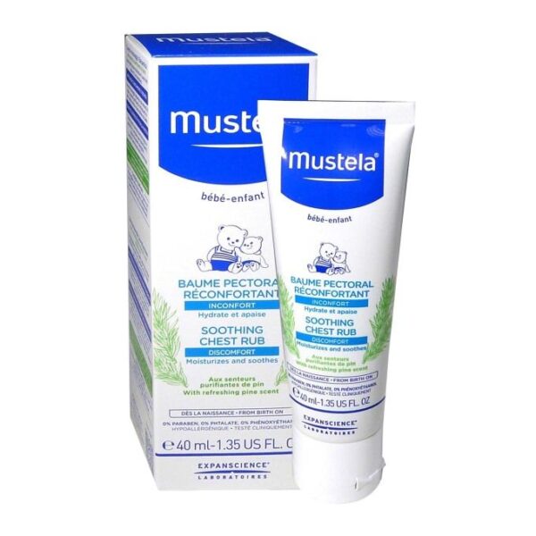 Mustela Baume Pectoral Réconfortant 40 Ml