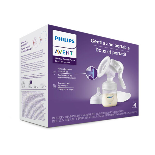 Tire-lait manuel natural motion Transparent de Philips AVENT – Image 3