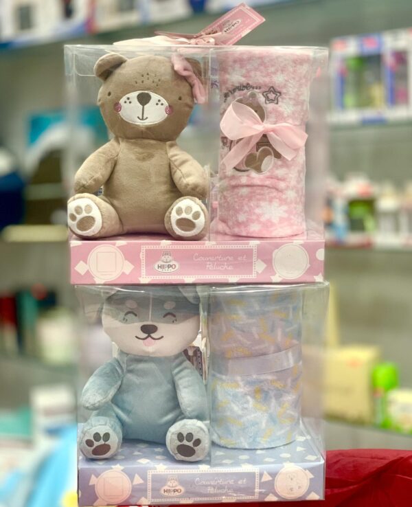 Couverture + Peluche HIPPO
