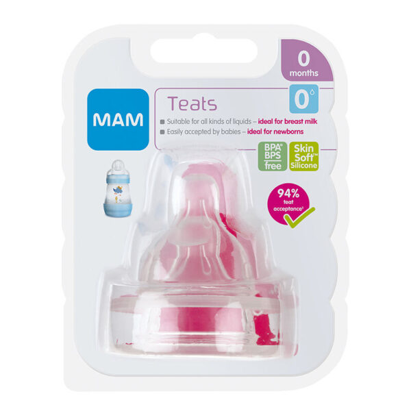 Tétine x2 Silicone (0m+ 2m+ 4m+ 6m+) MAM