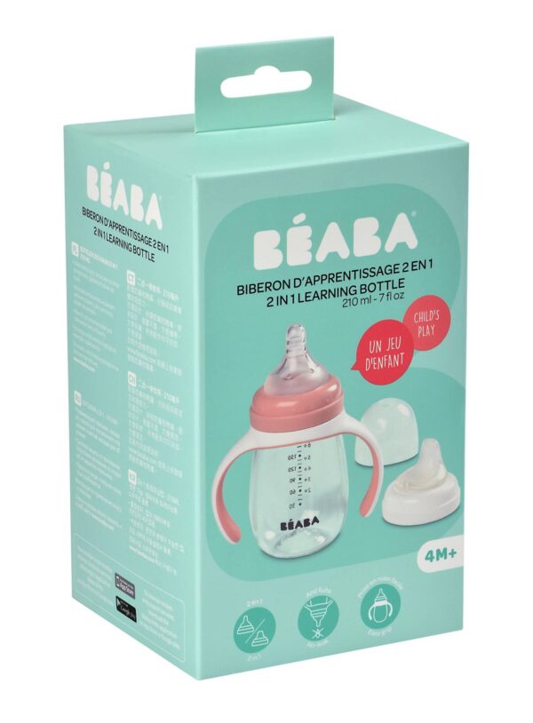 Biberon D'apprentissage 2en1 210 ml Béaba – Image 3