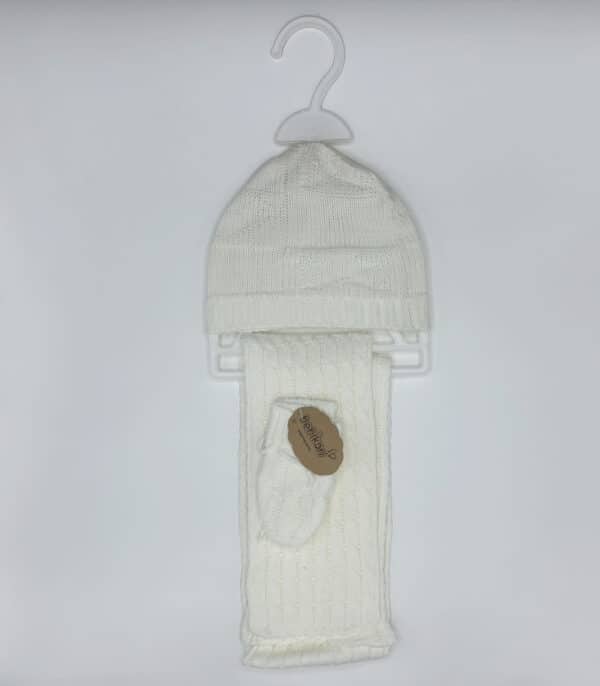 Ensemble Bonnet - Cache nez - Gants +6m – Image 4