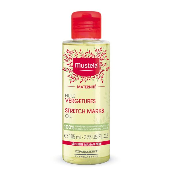 Mustela Huile Vergetures BIO 105ml - Huile d' Avocat, Maracuja, Tournesol Bio – Image 2