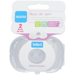 Bout de Sein Silicone Lot de 2 MAM