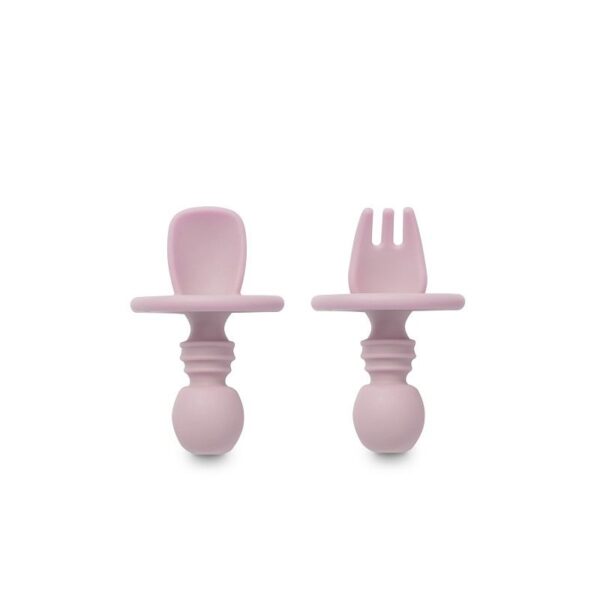 Couverts d'apprentissage en Silicone Interbaby – Image 4