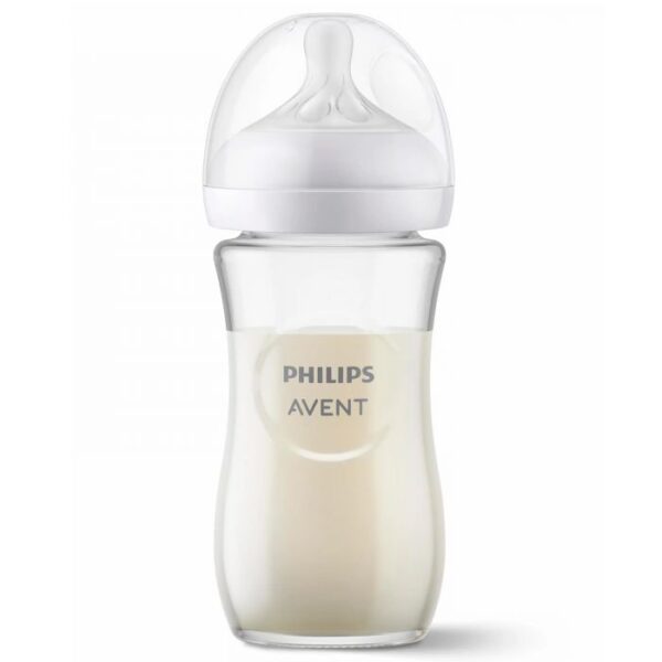 Biberon en verre Natural 3.0 240 ml Avent Philips – Image 2