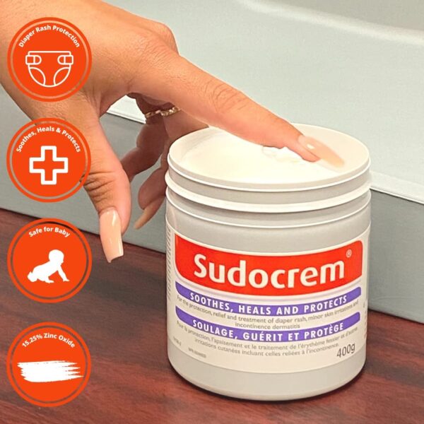 Crème Antiseptique Cicatrisante Sudocrem – Image 2
