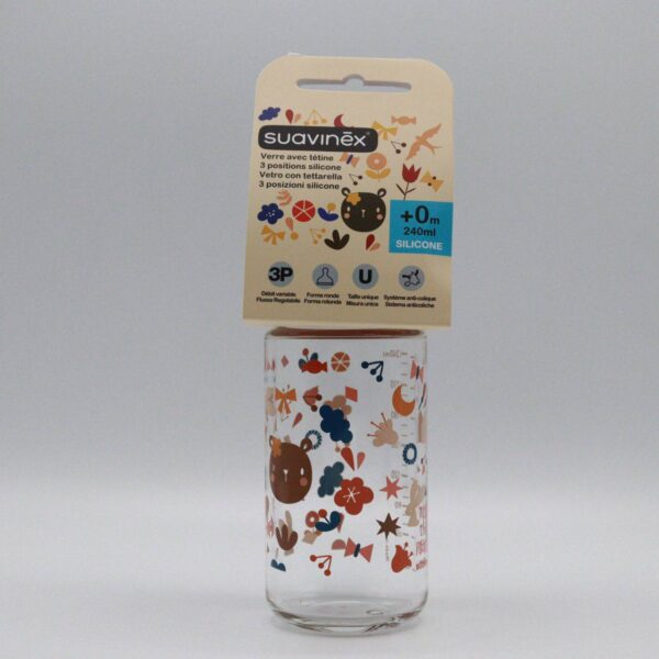 Biberon En verre Into the forest Suavinex