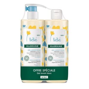 Lot 2 Gel Lavant Doux Klorane