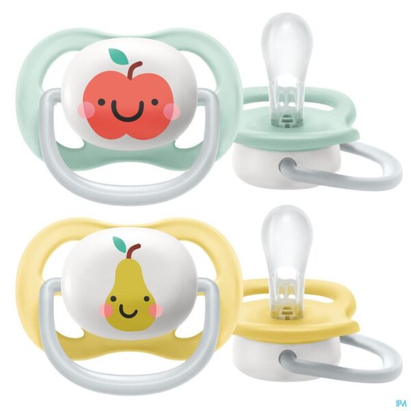 Lot de 2 Sucettes Ultra air 0-6m Avent Philips – Image 3