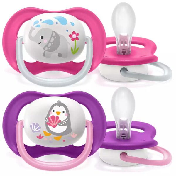 Lot de 2 Sucettes Ultra Air Animals 6-18m Avent Philips – Image 4