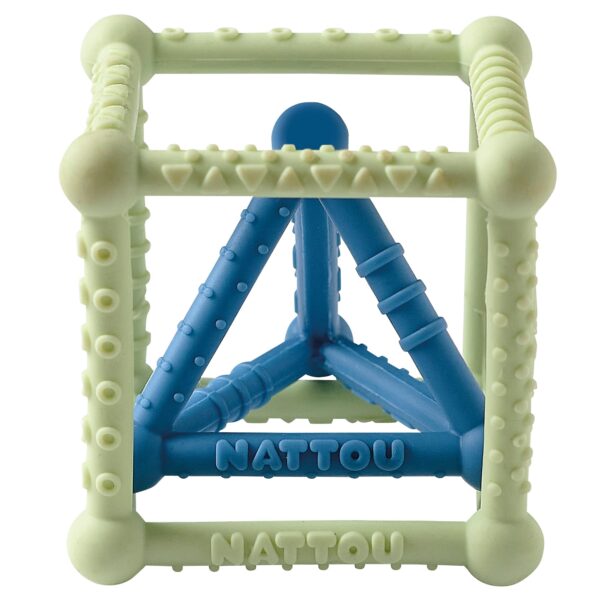 Ensemble Cube et Pyramide en Silicone Nattou