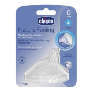 Lot de 2 Tetines Natural Feeling Chicco 0m+
