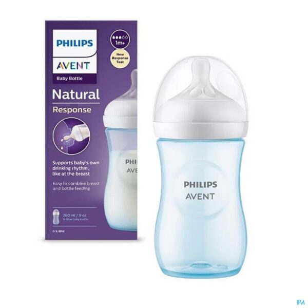 Biberon En Plastique 260ml 1m+ Avent Phili[s – Image 2