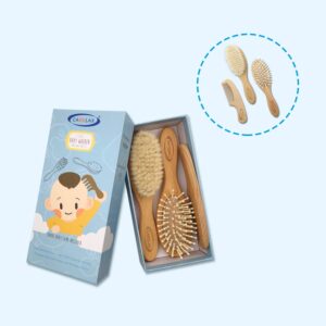 Pack de 3 Brosses en bois